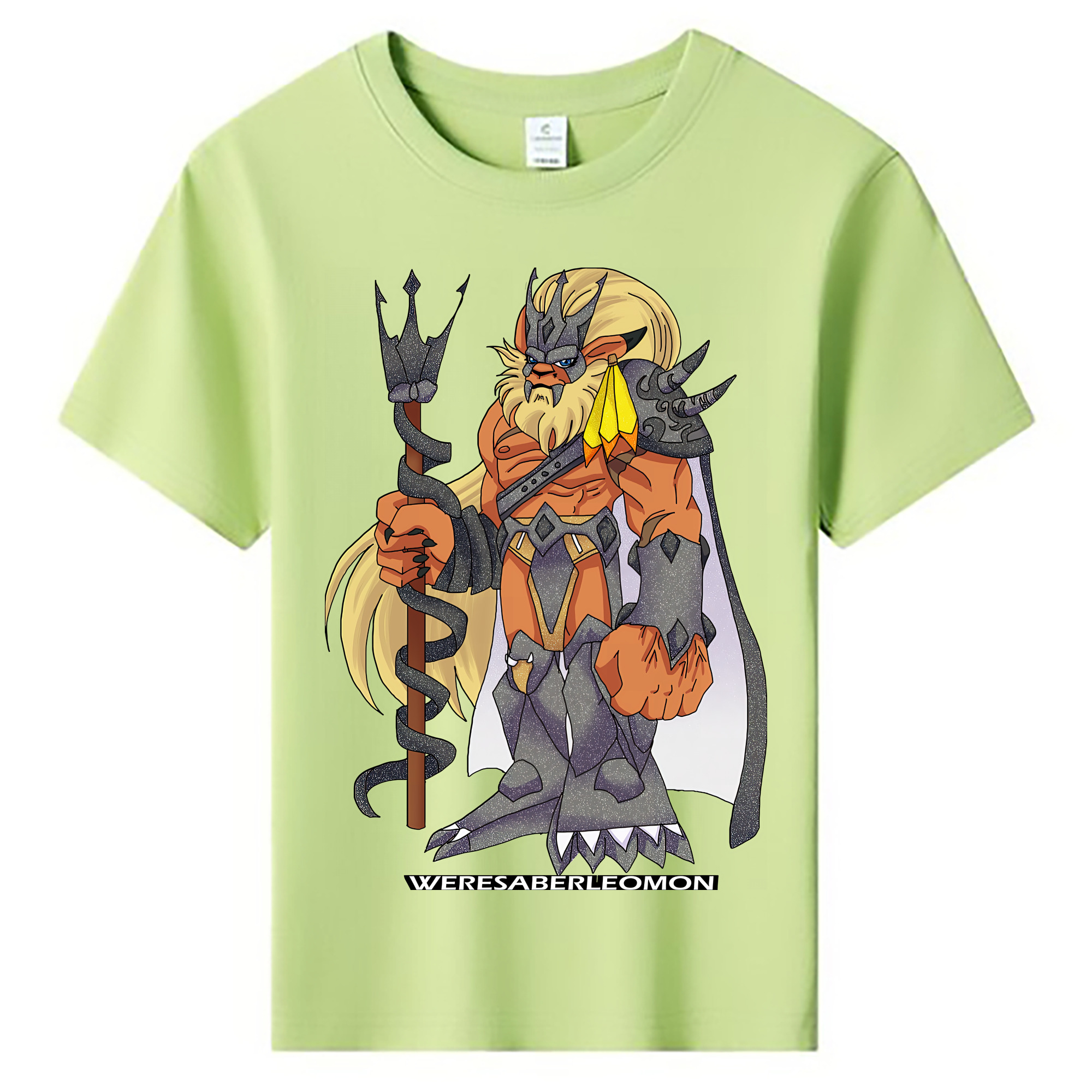 （画像用） Digimon デジタルモンスター/デジモン 綿100％キッズTシャツ（フロントプリント）